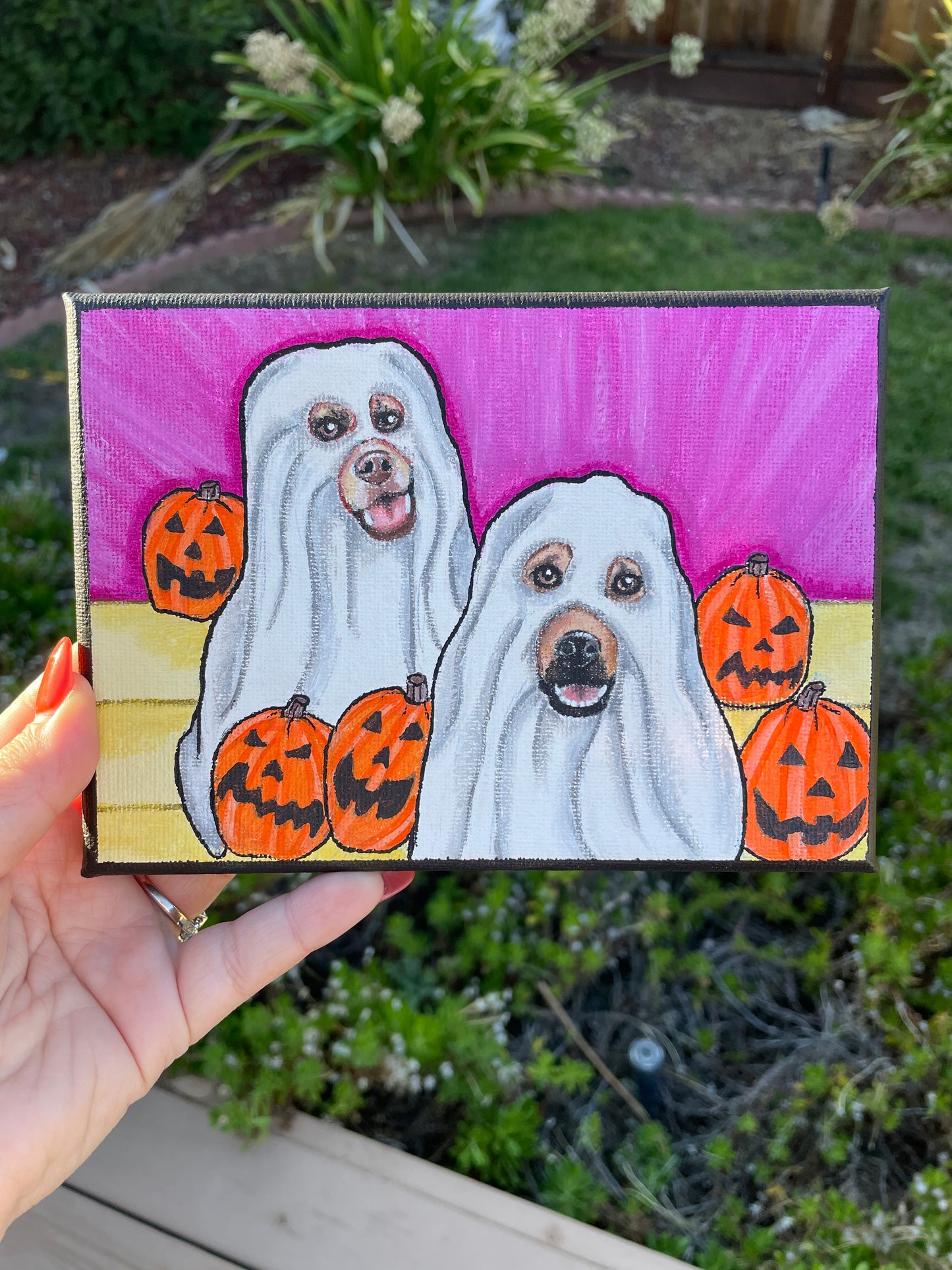 Ghost Dog Painting