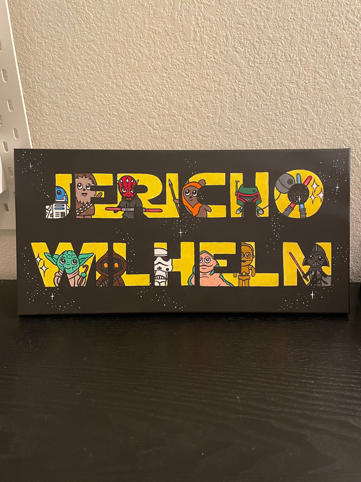 Custom name sign painting