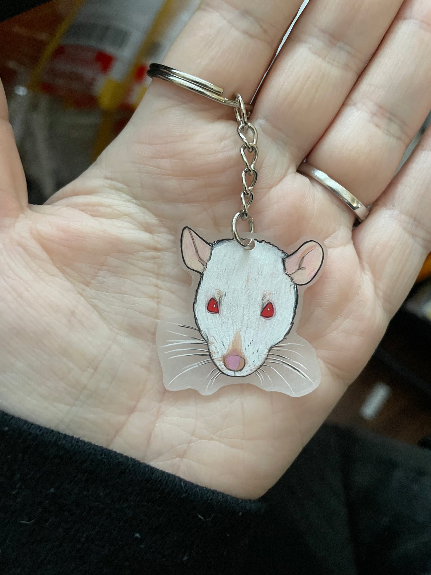 Pet Portrait Keychains