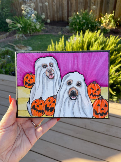 Ghost Dog Painting