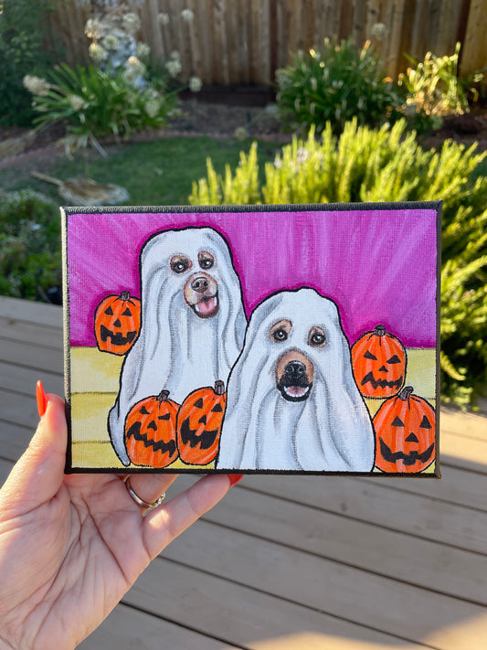 Ghost Dog Painting