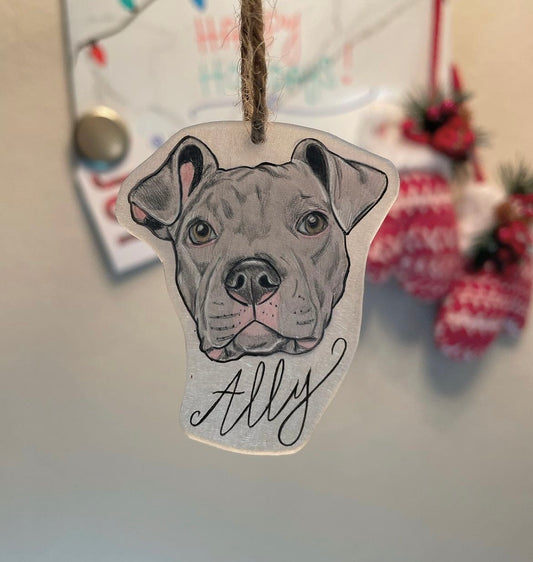 Pet Portrait Ornaments