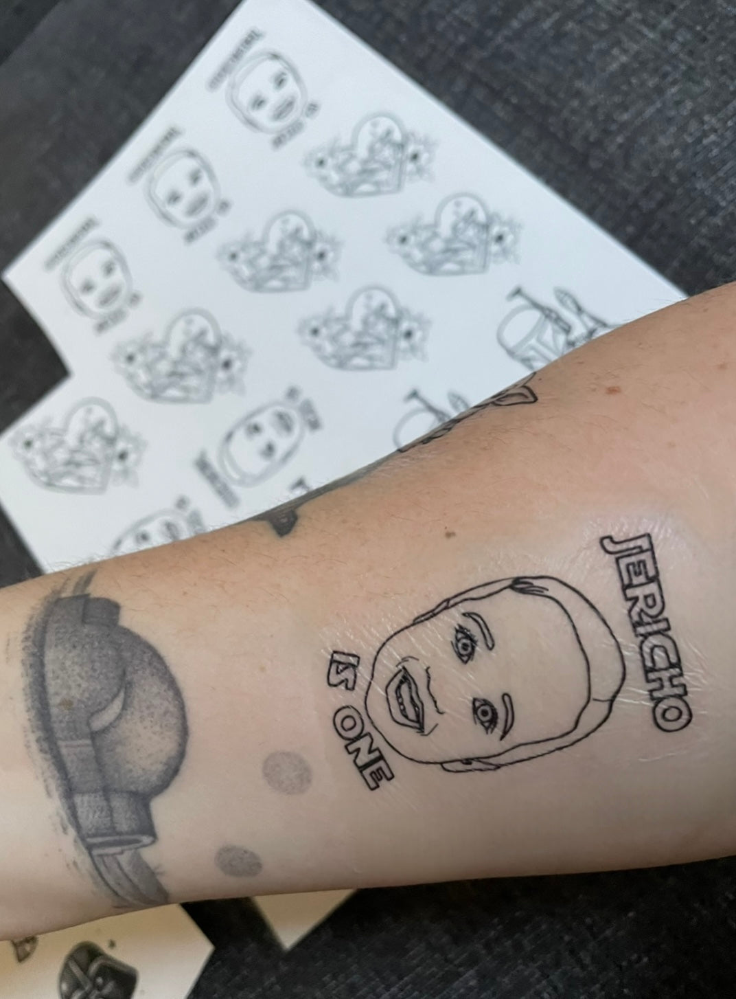 Custom Face Temporary Tattoos