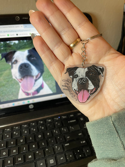 Custom Pet Keychains | Bag Clips