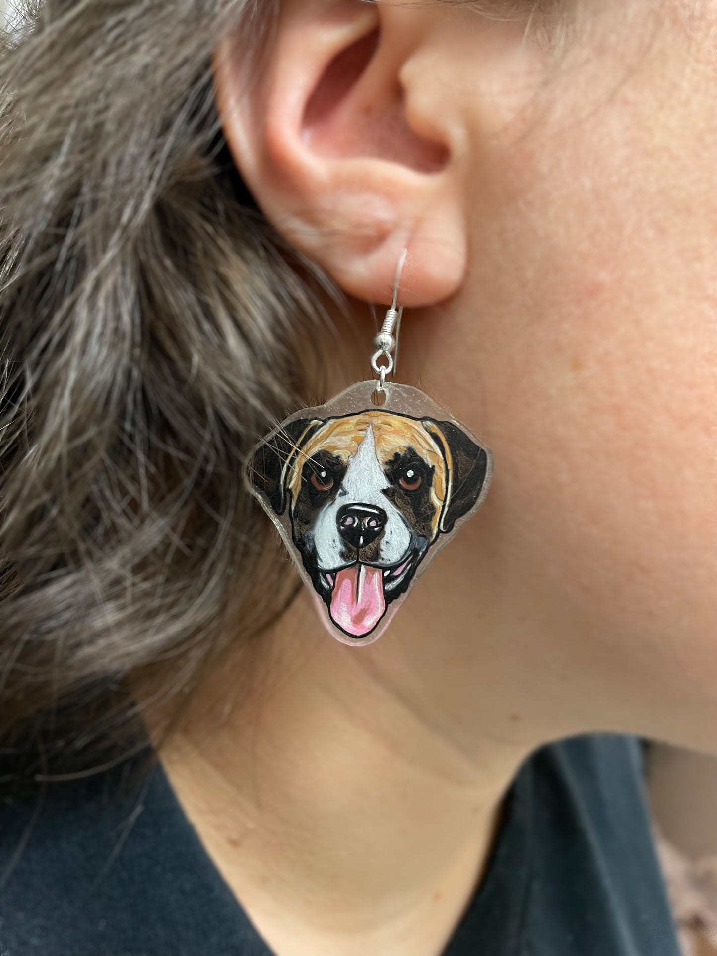 Pet Portrait Earrings