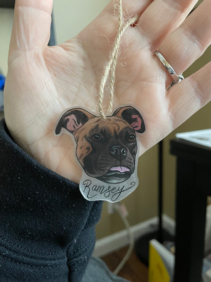 Pet Portrait Ornaments