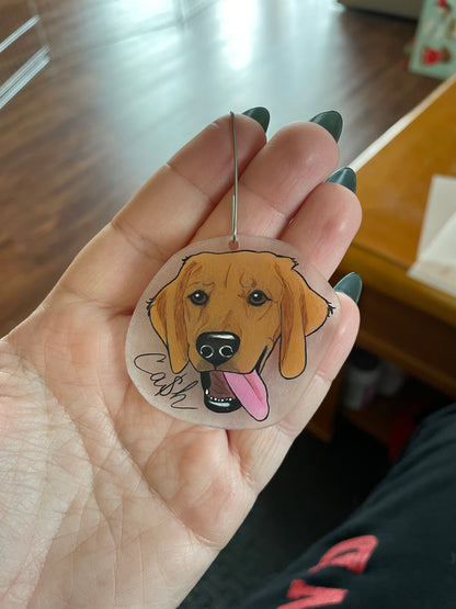 Pet Portrait Ornaments